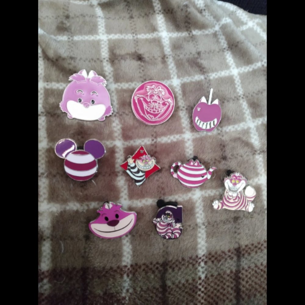 Disney Cheshire pin lot